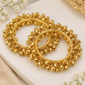 Gold-tone ghungroo bangle