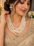 Pearl mala necklace