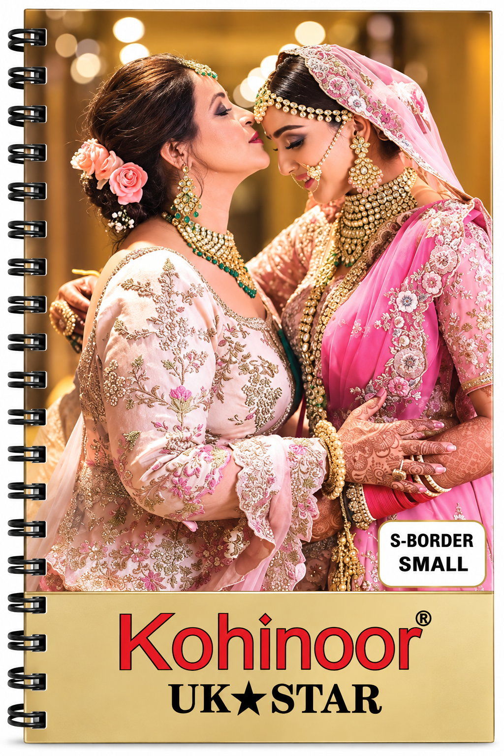 Kohinoor multicolor small border bindi book close-up