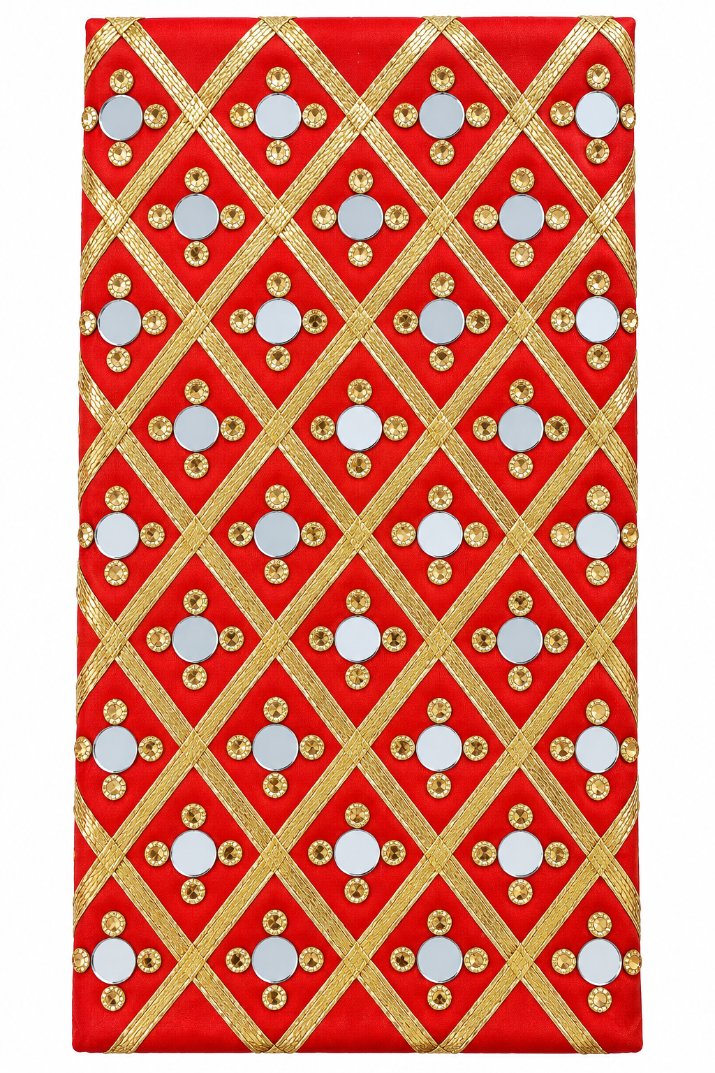 Red Mirror Work Wedding Gift Envelope – Shagun / Cash Envelope alternate view
