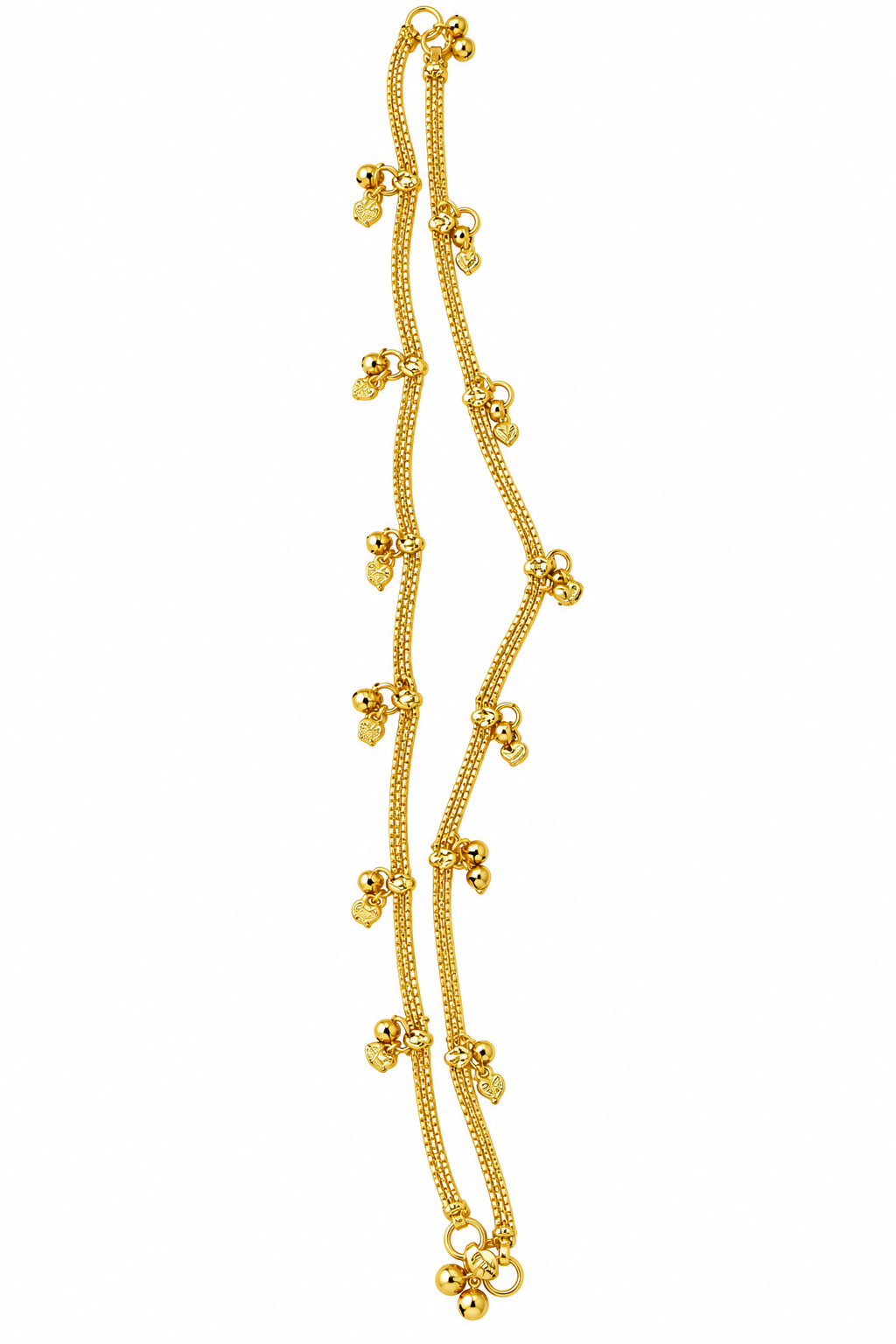 Gold-Tone Anklet Pair alternate view