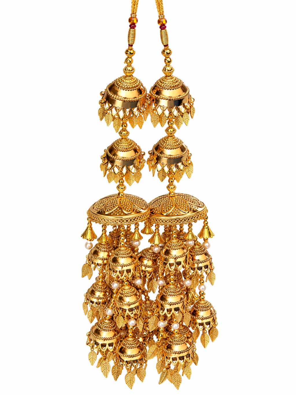 Gold Bridal Kalire – Traditional Punjabi Wedding Kaleere