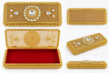Gold Crystal Decorative Jewelry Box / Gift Box
