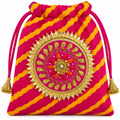 Traditional Embroidered Potli Bag – 2 Colors Available