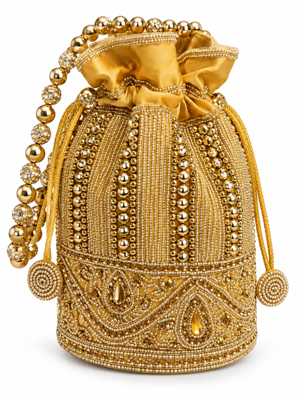 Gold Embellished Potli Bag