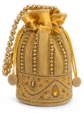 Gold Embellished Potli Bag