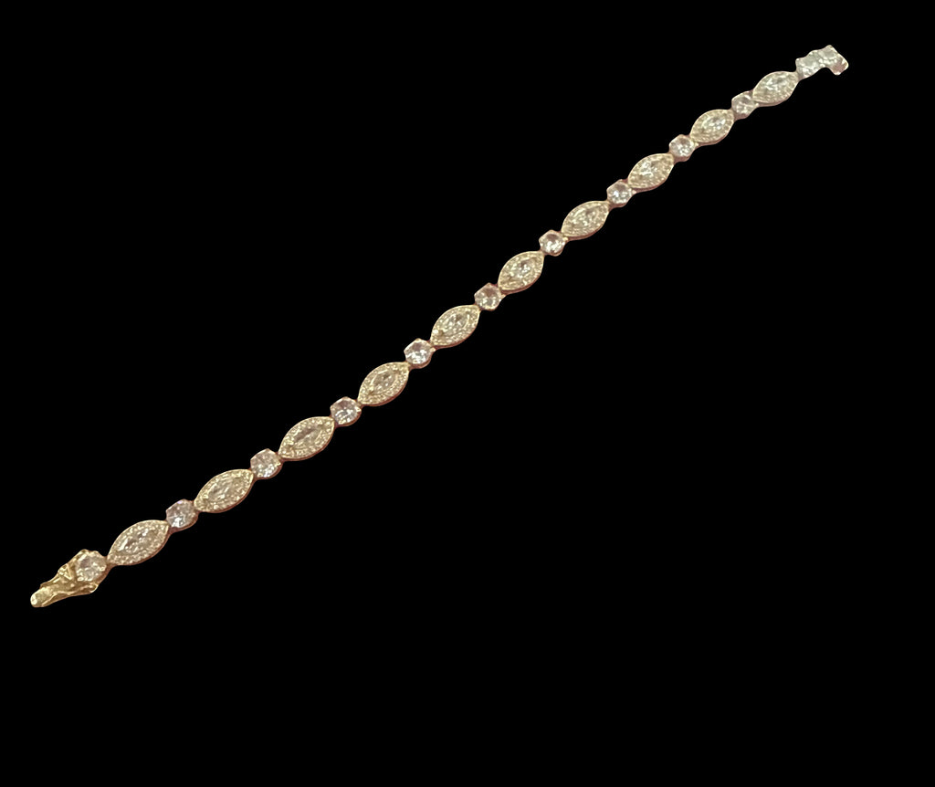 Gold-plated 925 sterling silver bracelet – bracelet detail